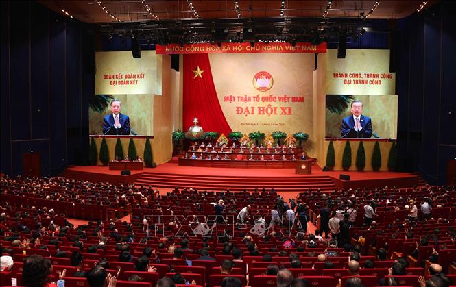 Tổng Bí thư, Chủ tịch nước Tô Lâm phát biểu chỉ đạo Đại hội. Ảnh: Văn Điệp - TTXVN