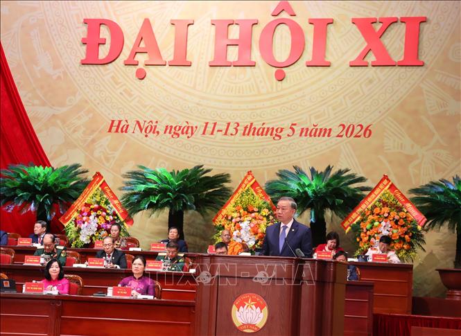 Tổng Bí thư, Chủ tịch nước Tô Lâm phát biểu chỉ đạo Đại hội. Ảnh: Văn Điệp - TTXVN