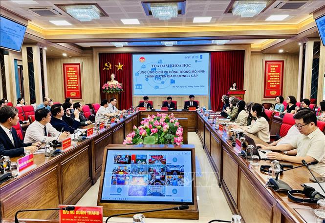 Quang cảnh buổi tọa đàm. Ảnh: Việt Đức - TTXVN
