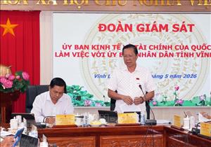 Giám sát việc thực hiện các chính sách trong lĩnh vực kinh tế, tài chính tại Vĩnh Long