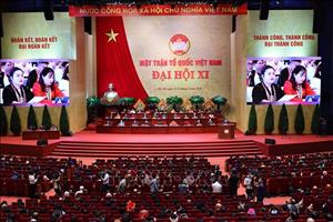 Bế mạc Đại hội đại biểu Mặt trận Tổ quốc Việt Nam lần thứ XI