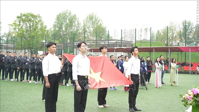 Lễ khai mạc Giải bóng đá Lão tướng Moskva 2026. Ảnh: Trần Hải - PV TTXVN tại Nga