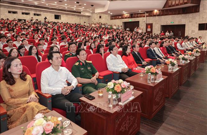 Các đại biểu tham dự buổi Lễ. Ảnh: Phan Phương – TTXVN