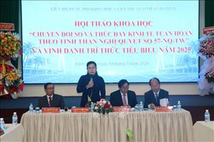 Đẩy mạnh chuyển đổi số, thúc đẩy kinh tế tuần hoàn