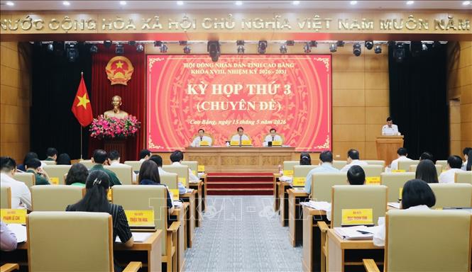 Toàn cảnh Kỳ họp thứ 3. Ảnh: Chu Hiệu-TTXVN