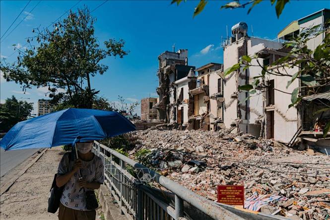Theo thống kê, tổng diện tích thu hồi trên địa bàn phường Hồng Hà hơn 44.000 m², liên quan đến 335 trường hợp, gồm 9 tổ chức và 326 hộ dân. Ảnh: Phạm Tuấn Anh - TTXVN