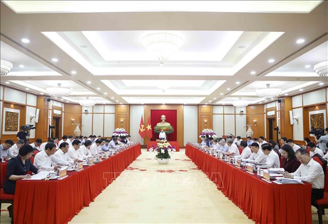 Tổng Bí thư, Chủ tịch nước Tô Lâm, Trưởng Ban Chỉ đạo phát biểu. Ảnh: Thống Nhất – TTXVN