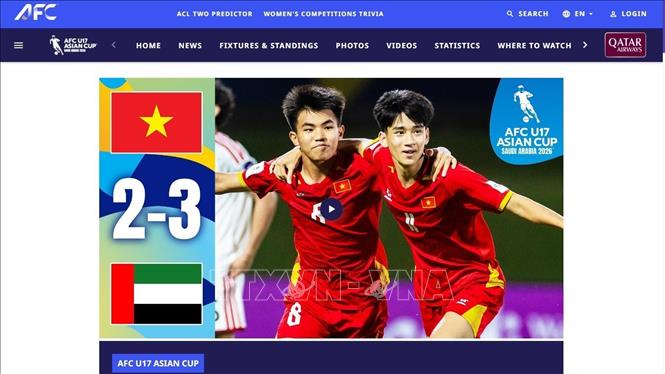 Bài viết đăng tải trên trang https://www.the-afc.com/en/national/afc_u17_asian_cup.html/news/afcu17-group-c-vietnam-3-2-uae
