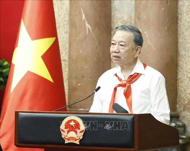 Tổng Bí thư, Chủ tịch nước Tô Lâm phát biểu. Ảnh: Thống Nhất – TTXVN