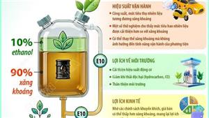 Một số lợi ích của xăng sinh học E10