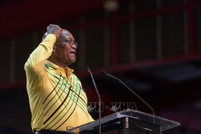 (Tư liệu) Cựu Tổng thống Nam Phi Jacob Zuma. Ảnh: THX/TTXVN