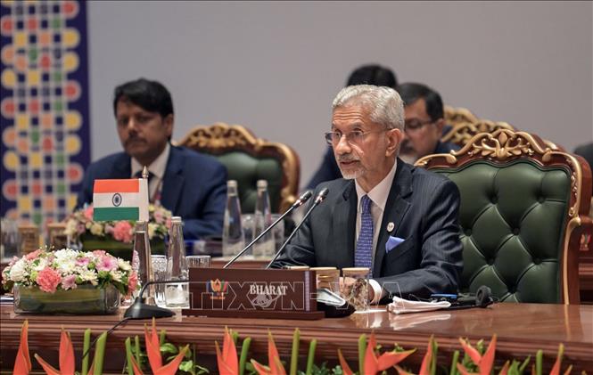 Ngoại trưởng Ấn Độ S. Jaishankar phát biểu tại Hội nghị Ngoại trưởng BRICS ở New Delhi ngày 14/5/2026. Ảnh: ANI/TTXVN