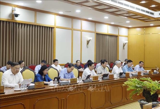 Các đại biểu tham dự phiên họp. Ảnh: Thống Nhất – TTXVN