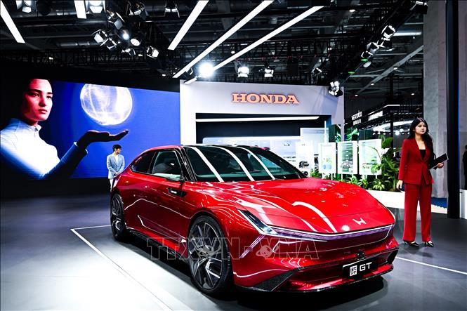 Một mẫu ô tô của hãng Honda. Ảnh: THX/TTXVN