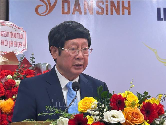 Ông Đỗ Mạnh Hùng, Viện trưởng Viện Nghiên cứu Văn hóa và Dân sinh đề ra các định hướng chiến lược trọng tâm trong giai đoạn tới. Diệu Thúy – TTXVN