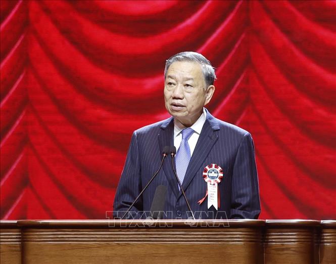 Tổng Bí thư, Chủ tịch nước Tô Lâm phát biểu. Ảnh: Thống Nhất – TTXVN