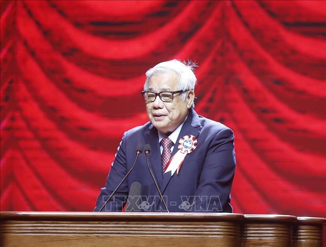 Giáo sư, Tiến sĩ khoa học Vũ Minh Giang phát biểu. Ảnh: Thống Nhất – TTXVN