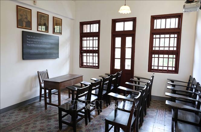 Lớp Huấn luyện chính trị thanh niên Việt Nam do Chủ tịch Hồ Chí Minh mở tại Trụ sở của Hội Việt Nam cách mạng thanh niên tại Quảng Châu (Trung Quốc). Ảnh: Công Tuyên - PV TTXVN tại Trung Quốc