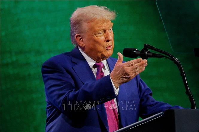 Tổng thống Mỹ Donald Trump. Ảnh: ANI/TTXVN
