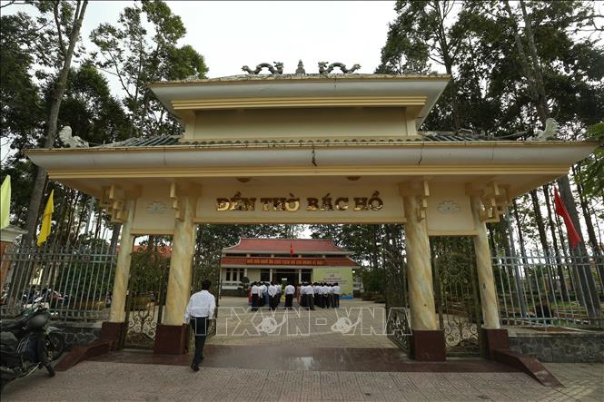 Đền thờ Bác Hồ ở xã Lương Tâm, thành phố Cần Thơ. Ảnh: Duy Khương – TTXVN