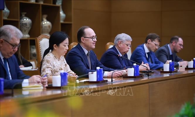 Đại sứ Liên bang Nga tại Việt Nam Gennady Bezdetko phát biểu. Ảnh: Dương Giang – TTXVN
