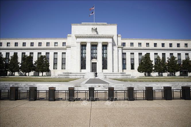 Trụ sở Cục Dự trữ liên bang Mỹ ở Washington DC., nơi ban bố các chính sách về lãi suất cơ bản nhằm điều chỉnh lạm phát. Ảnh: THX/TTXVN