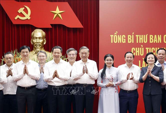 Tổng Bí thư, Chủ tịch nước Tô Lâm và các đại biểu. Ảnh: Thống Nhất – TTXVN