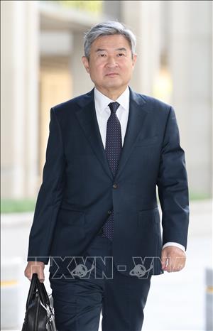 (Tư liệu) Cựu Giám đốc Cơ quan Tình báo quốc gia Hàn Quốc Cho Tae Yong. Ảnh: Yonhap/TTXVN