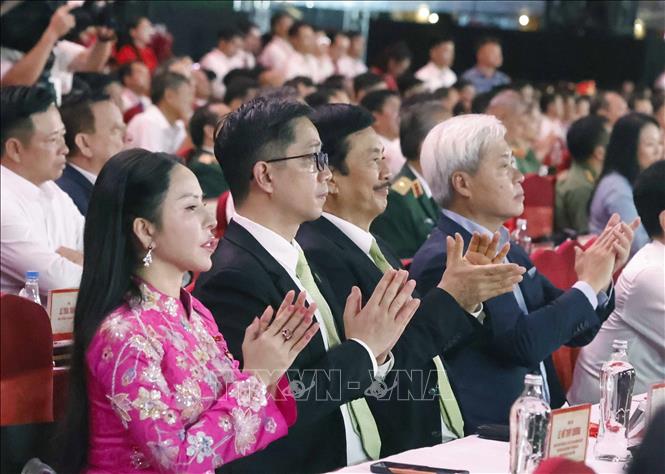 Các đại biểu tham dự buổi lễ. Ảnh: Thống Nhất – TTXVN