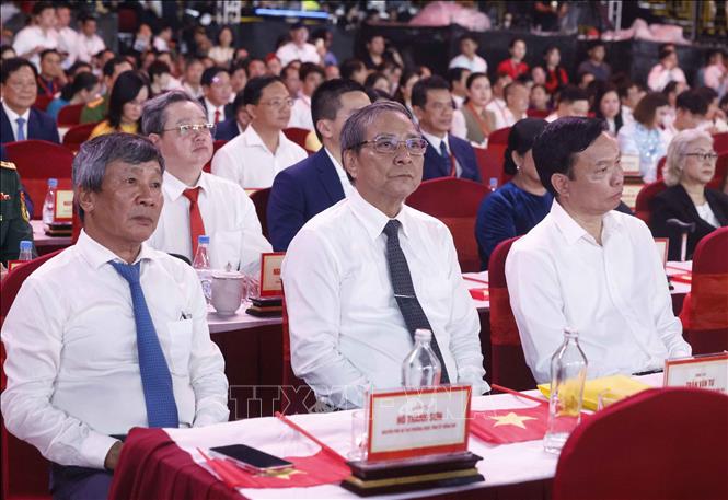 Các đại biểu tham dự buổi lễ. Ảnh: Thống Nhất – TTXVN
