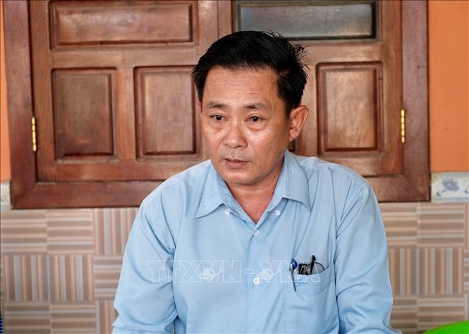 Ông Nguyễn Văn Dũng, Chủ tịch Hội Khmer-Việt Nam tại Campuchia chi nhánh tỉnh Stung Treng phát biểu tại cuộc gặp và làm việc với đoàn Đại sứ quán Việt Nam tại Campuchia, ngày 20/5/2026. Ảnh: Quang Anh – PV TTXVN tại Campuchia