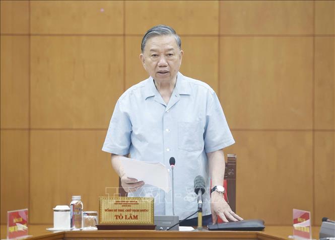 Tổng Bí thư, Chủ tịch nước Tô Lâm phát biểu. Ảnh: Thống Nhất – TTXVN