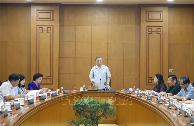 Tổng Bí thư, Chủ tịch nước Tô Lâm phát biểu. Ảnh: Thống Nhất – TTXVN
