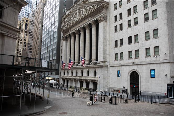 Sàn giao dịch chứng khoán New York, Mỹ. Ảnh: THX/TTXVN