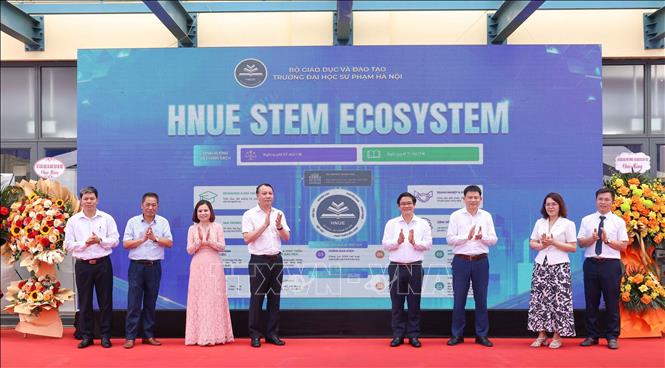Với định hướng phát triển đồng bộ, mở và bền vững, hệ sinh thái được kỳ vọng sẽ góp phần phát triển tư duy sáng tạo, năng lực công nghệ và khả năng thích ứng cho thế hệ trẻ Việt Nam, đáp ứng yêu cầu phát triển nguồn nhân lực trong thời đại số. Ảnh: Thanh Tùng - TTXVN