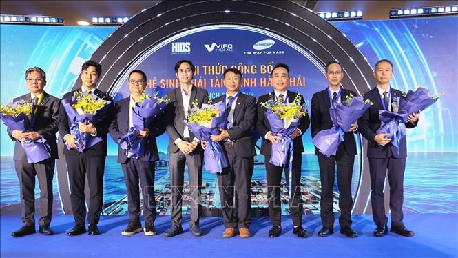 Công bố Hệ sinh thái Tài chính Hàng hải tại VIFC-HCMC. Ảnh: Hứa Chung-TTXVN