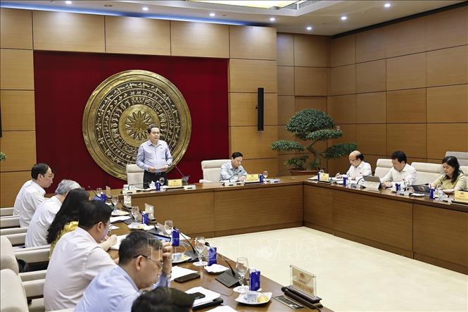 Chủ tịch Quốc hội Trần Thanh Mẫn phát biểu. Ảnh: Doãn Tấn - TTXVN