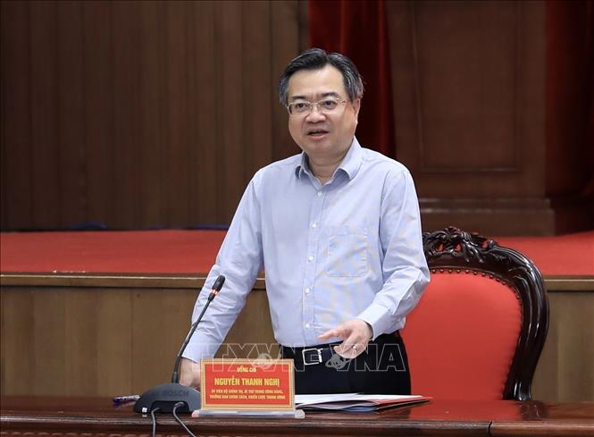 Trưởng ban Chính sách, chiến lược Trung ương Nguyễn Thanh Nghị phát biểu kết luận hội nghị. Ảnh: Văn Điệp - TTXVN