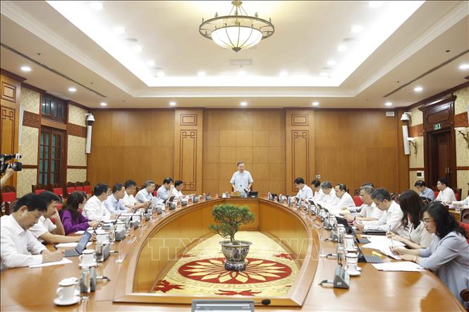 A view of the meeting. VNA Photo: Thống Nhất
