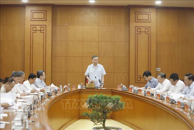 Tổng Bí thư, Chủ tịch nước Tô Lâm phát biểu chỉ đạo. Ảnh: Thống Nhất – TTXVN