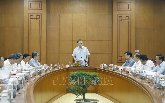 Tổng Bí thư, Chủ tịch nước Tô Lâm phát biểu chỉ đạo. Ảnh: Thống Nhất – TTXVN