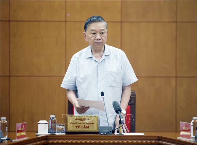Tổng Bí thư, Chủ tịch nước Tô Lâm phát biểu chỉ đạo. Ảnh: Thống Nhất – TTXVN