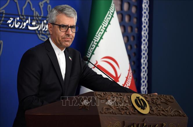 Ngày 20/5/2026, người phát ngôn Bộ Ngoại giao Iran Esmaeil Baghaei xác nhận nước này đã nhận được một đề xuất hòa bình mới của Mỹ từ bên trung gian đàm phán là Pakistan và hiện đang xem xét về vấn đề này. Ảnh: THX/TTXVN