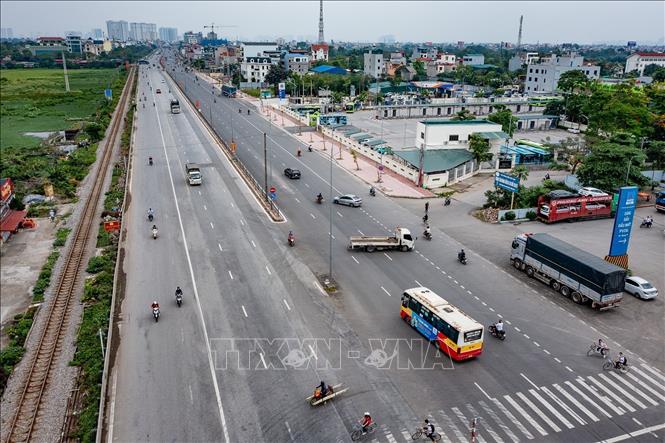 Quốc lộ 1A sẽ tạo động lực phát triển đô thị, thương mại, dịch vụ và logistics cho toàn khu vực cửa ngõ phía Nam Thủ đô. Ảnh: Trung Nguyên - TTXVN