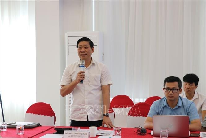 Đại biểu phát biểu ý kiến tại hội thảo. Ảnh: Mạnh Minh - TTXVN