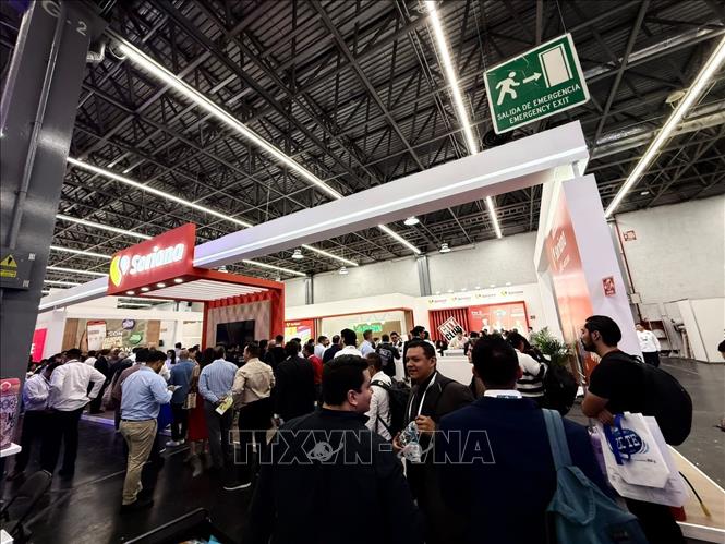 Quang cảnh Hội chợ Expo ANTAD 2026. Ảnh: TTXVN phát