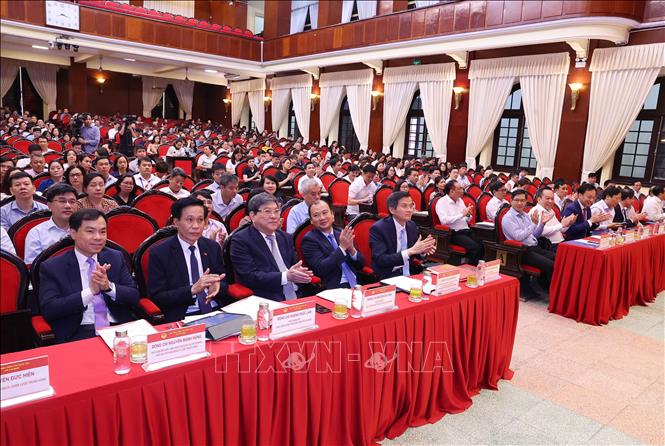 Các đại biểu dự buổi lễ. Ảnh: Văn Điệp – TTXVN