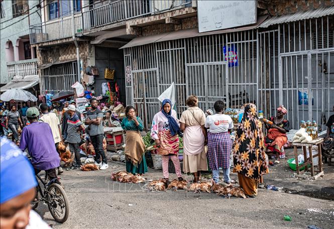 Người dân tại Goma, CHDC Congo. Ảnh: THX/TTXVN