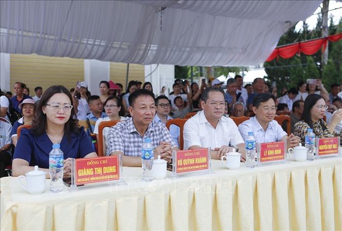 Các đại biểu dự và theo dõi vòng chung kết. Ảnh: Tuấn Khôi - TTXVN 