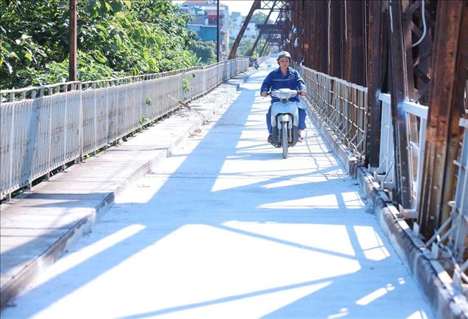 Hệ thống mặt cầu đã hoàn thành, sẵn sàng đưa vào sử dụng trong ngày 27/5 tới. Ảnh: Hoàng Hiếu - TTXVN